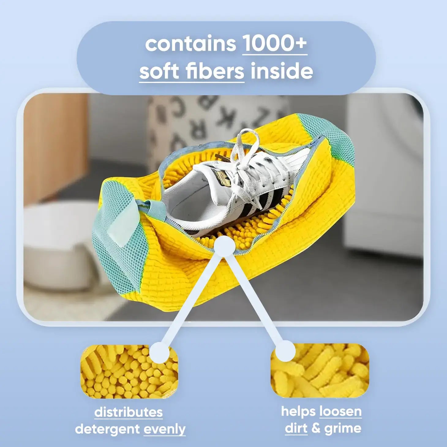BristleBag™ - Laundry Shoe Bag