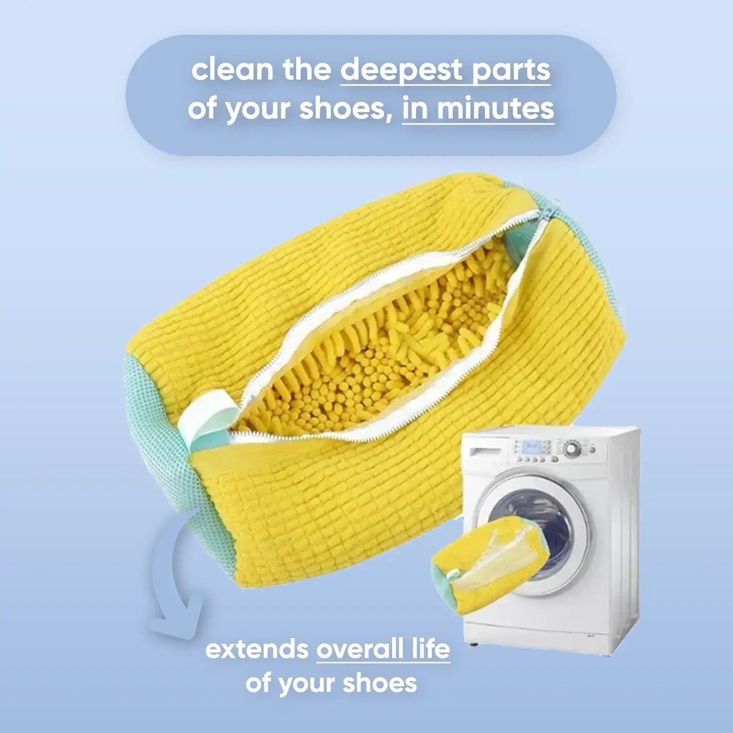 BristleBag™ - Laundry Shoe Bag